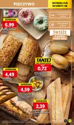 Gazetka promocyjna Lidl - GAZETKA - Gazetka - ważna od 01.06 do 01.06.2024 - strona 19 - produkty: Piec, Por, Gra, Bagietka, Bułka grahamka, Pieczywo, Nuty, Chleb, Donut, Bułka