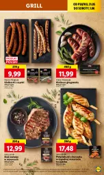 Gazetka promocyjna Lidl - GAZETKA - Gazetka - ważna od 01.06 do 01.06.2024 - strona 23 - produkty: Kurczak, Stek wołowy, Stek, Polędwiczki z kurczaka, PIKOK, Kiełbasa głogowska, Grill, Kiełbasa