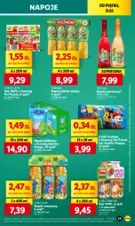 Gazetka promocyjna Lidl - GAZETKA - Gazetka - ważna od 01.06 do 01.06.2024 - strona 33 - produkty: Sok, Inka, Napoje, Leon, Napój gazowany, Tymbark, Kubuś, Lizaki, Napój, Mięta, Psi Patrol, Hortex