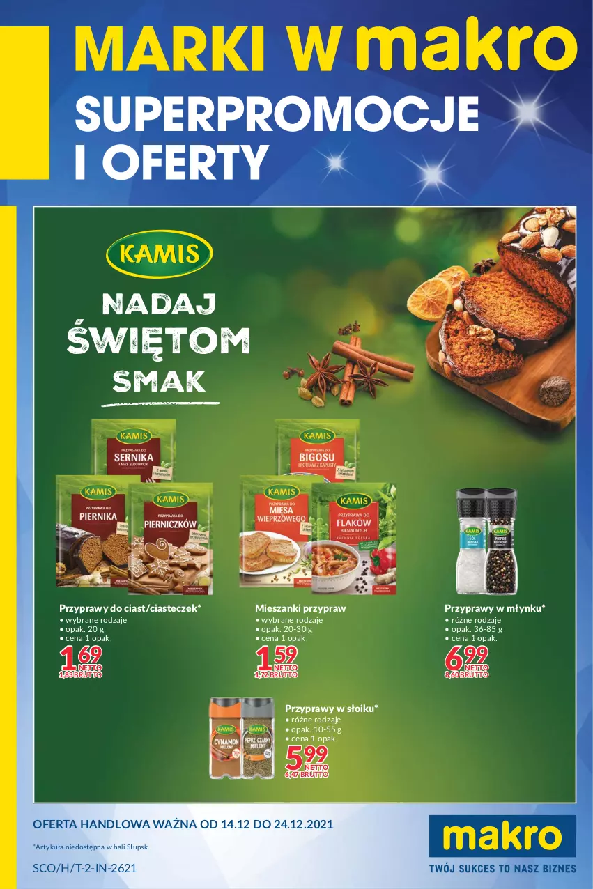 Gazetka promocyjna Makro - [Oferta specjalna] Marki w MAKRO - ważna 14.12 do 26.12.2021 - strona 1 - produkty: Przyprawy