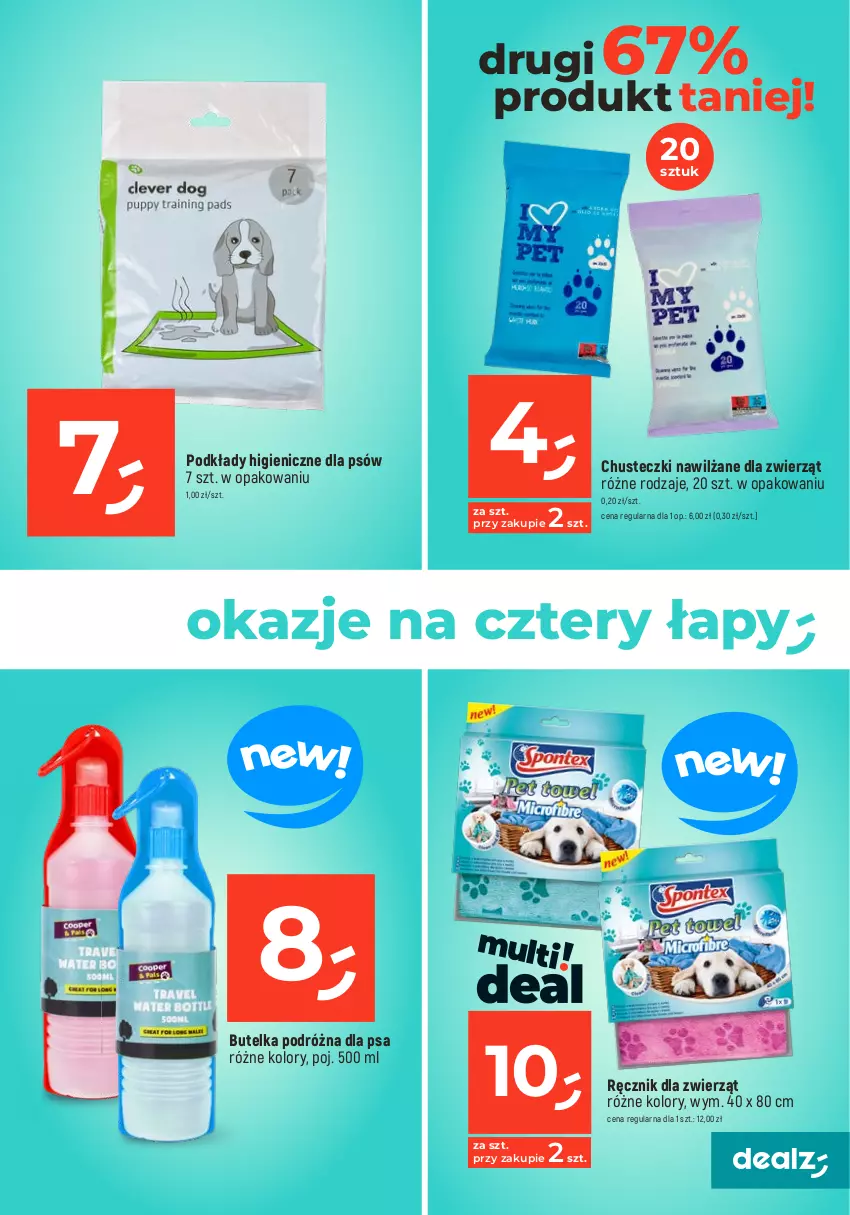 Gazetka promocyjna Dealz - MAKE A DEALZ - ważna 27.04 do 03.05.2023 - strona 15 - produkty: Chusteczki, Podkład, Przysmaki, Ręcznik