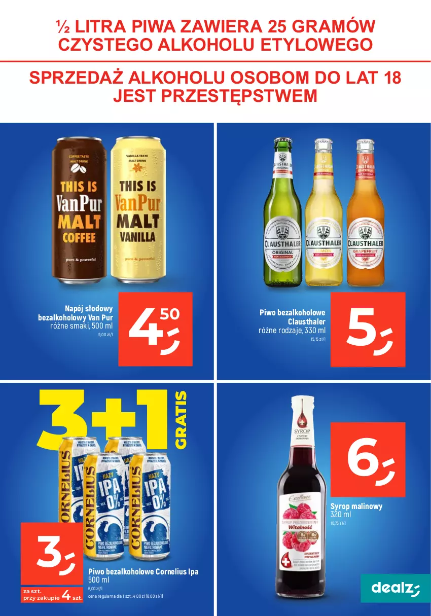 Gazetka promocyjna Dealz - MAKE A DEALZ - ważna 27.04 do 03.05.2023 - strona 5 - produkty: Gra, Napój, Piwa, Piwo, Pur, Syrop