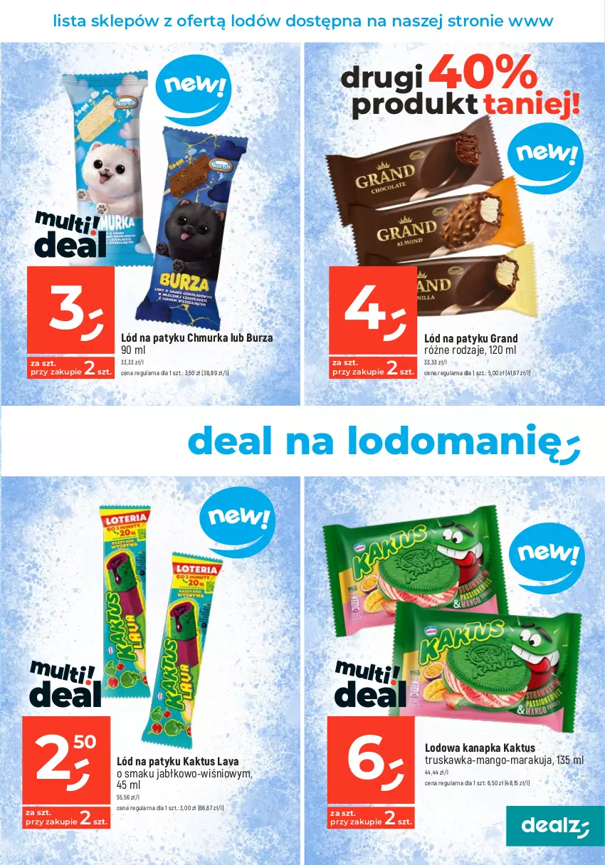 Gazetka promocyjna Dealz - MAKE A DEALZ - ważna 27.04 do 03.05.2023 - strona 7 - produkty: Gra, Kaktus, Lody, Mango