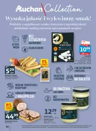 Gazetka promocyjna Auchan - Gazetka Wielkie majowe odkrycia cenowe część #3 Hipermarket Auchan - Gazetka - ważna od 17.05 do 17.05.2023 - strona 20 - produkty: Parówki, O nas, Parówki z indyka, Smalec, Rolada, Feta