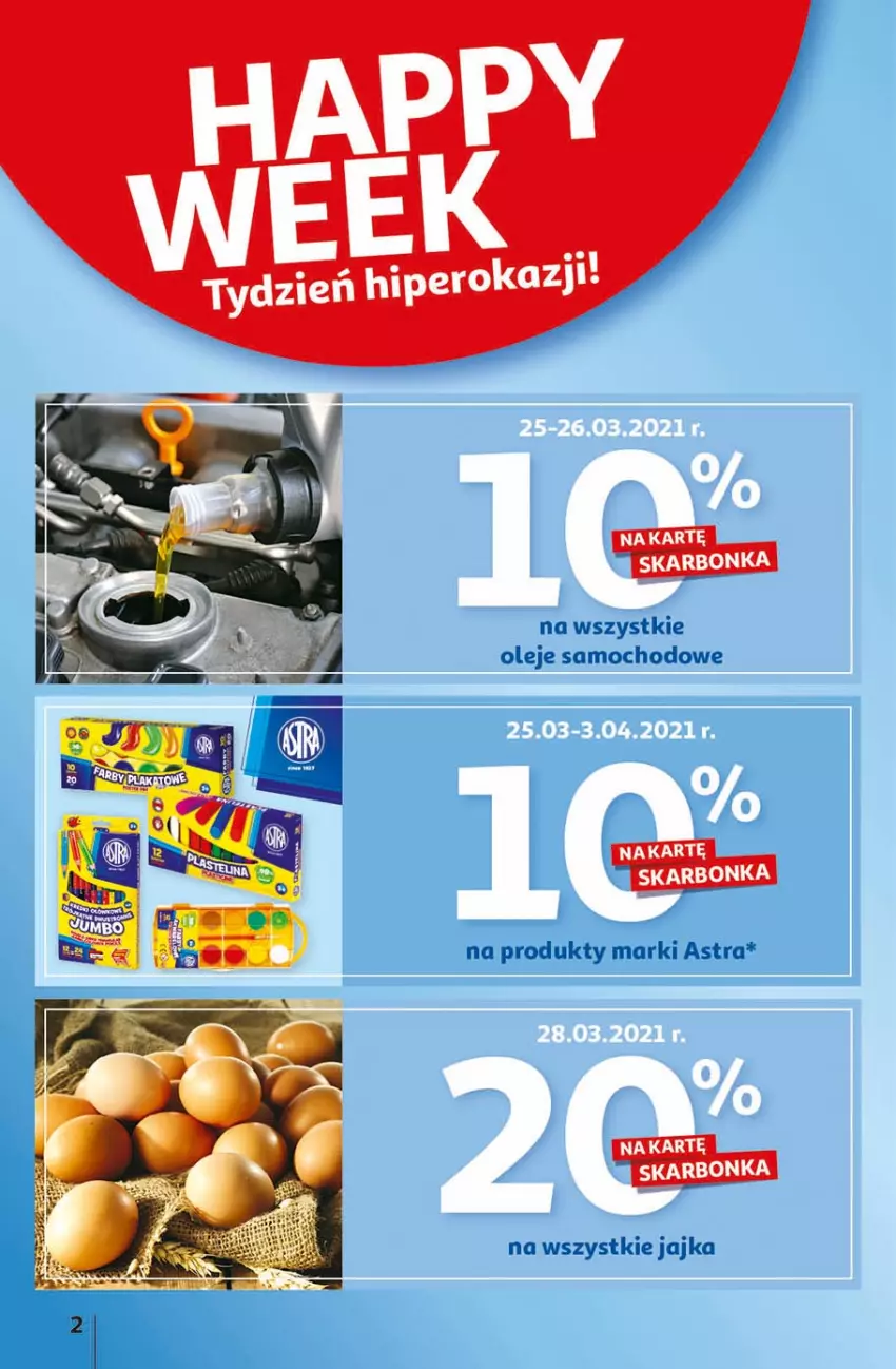 Gazetka promocyjna Auchan - Święta tuż tuż Hipermarkety - ważna 25.03 do 03.04.2021 - strona 2 - produkty: Olej