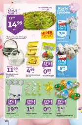 Gazetka promocyjna Auchan - Święta tuż tuż Hipermarkety - Gazetka - ważna od 03.04 do 03.04.2021 - strona 28 - produkty: Owijki, Kosz, Obrus