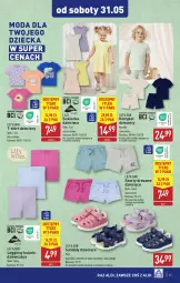 Gazetka promocyjna Aldi - Pełna oferta - Gazetka - ważna od 31.05 do 31.05.2025 - strona 33 - produkty: Gin, Szorty, Sandał, T-shirt, Dres, Moda, Legginsy, Dzieci, Sukienka