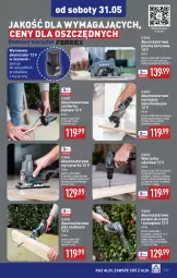 Gazetka promocyjna Aldi - Pełna oferta - Gazetka - ważna od 31.05 do 31.05.2025 - strona 37 - produkty: Piec, Noż, Wiertarka, Nożyce, Szlifierka kątowa, Kabel USB, Wyrzynarka, Tarka, Wiertarka udarowa, Bateria, Szlifierka, Pilarka tarczowa, Akumulator