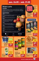 Gazetka promocyjna Aldi - Pełna oferta - Gazetka - ważna od 31.05 do 31.05.2025 - strona 9 - produkty: Majonez, Ketchup, Cebula, Mięso mielone, Mięso mielone z łopatki wieprzowej, Top, Sos, Ser, Sól, Rum, Por, Mus, Oliwki, Burrata, Mięsne specjały, Sałat, Pieprz, Burger, Kotlet, Nuty, Oliwa z oliwek, Grill, Bułka, Mięso