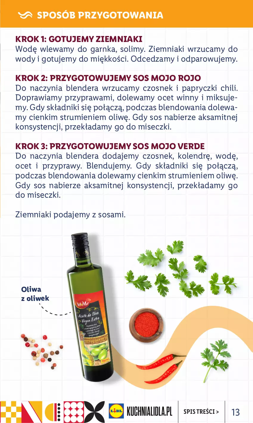 Gazetka promocyjna Lidl - KATALOG DELUXE - ważna 31.10 do 30.11.2022 - strona 13 - produkty: Aksam, Blender, Czosnek, Ocet, Oliwa z oliwek, Przyprawy, Rum, Sos, Ziemniaki