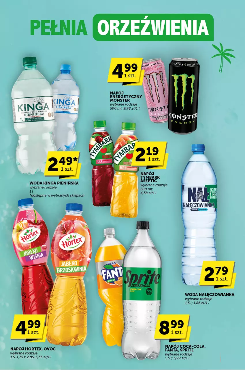 Gazetka promocyjna ABC - ważna 25.07 do 06.08.2024 - strona 23 - produkty: Coca-Cola, Hortex, Nałęczowianka, Napój, Woda