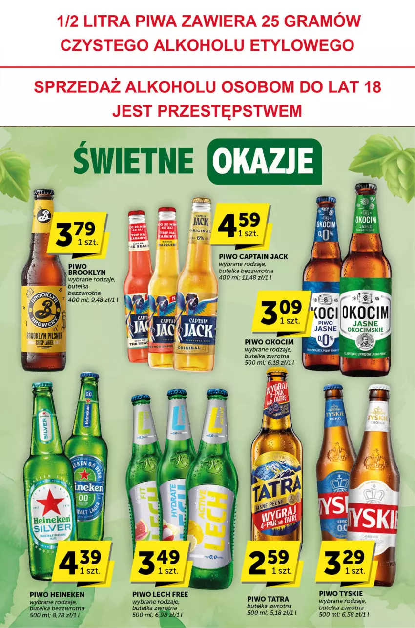 Gazetka promocyjna ABC - ważna 25.07 do 06.08.2024 - strona 25 - produkty: Captain Jack, Gin, Gra, Koc, Okocim, Piwa, Piwo, Piwo jasne, Tatra, Tyskie