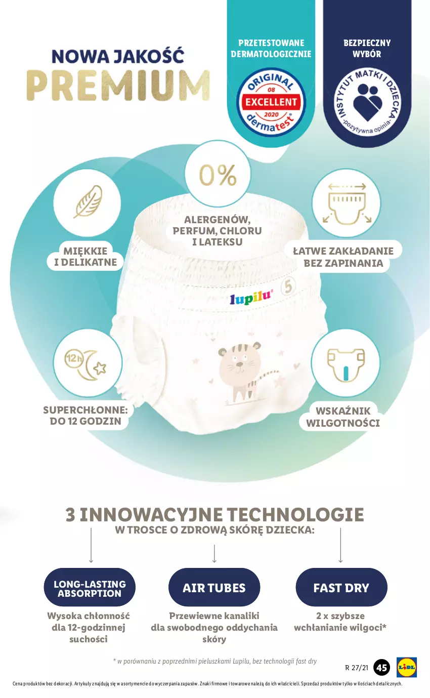 Gazetka promocyjna Lidl - GAZETKA - ważna 08.07 do 10.07.2021 - strona 45 - produkty: Fa, LG, Perfum, Piec, Por, Sok