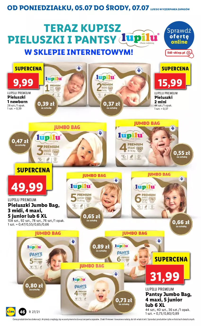 Gazetka promocyjna Lidl - GAZETKA - ważna 08.07 do 10.07.2021 - strona 46 - produkty: O Bag, Tera