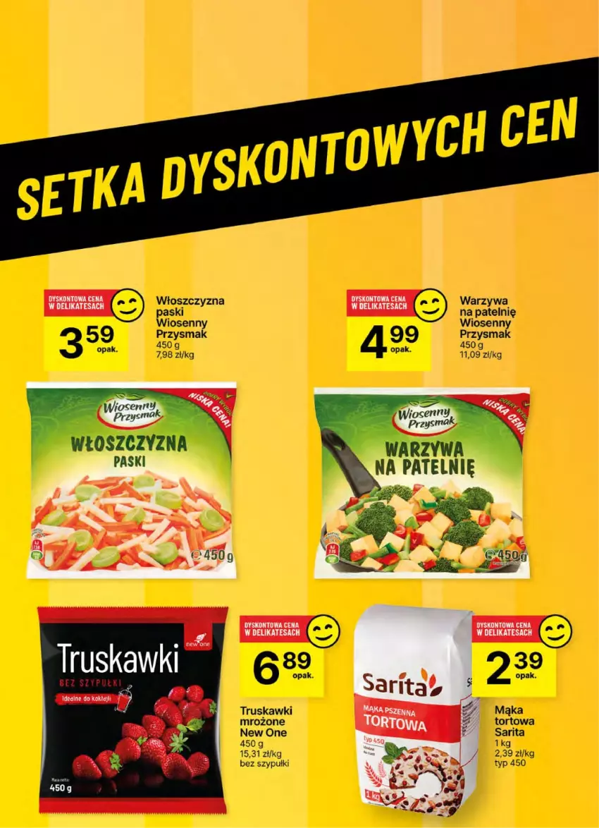 Gazetka promocyjna Delikatesy Centrum - NOWA GAZETKA Delikatesy Centrum od 12 września! 12-18.09.2024 - ważna 12.09 do 18.09.2024 - strona 47 - produkty: Mąka, Sarita, Truskawki, Warzywa