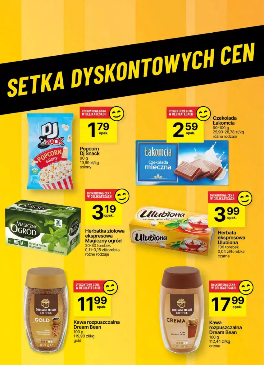 Gazetka promocyjna Delikatesy Centrum - NOWA GAZETKA Delikatesy Centrum od 12 września! 12-18.09.2024 - ważna 12.09 do 18.09.2024 - strona 53 - produkty: Czekolada, Herbata, Kawa, Kawa rozpuszczalna, Ogród, Popcorn, Torebka