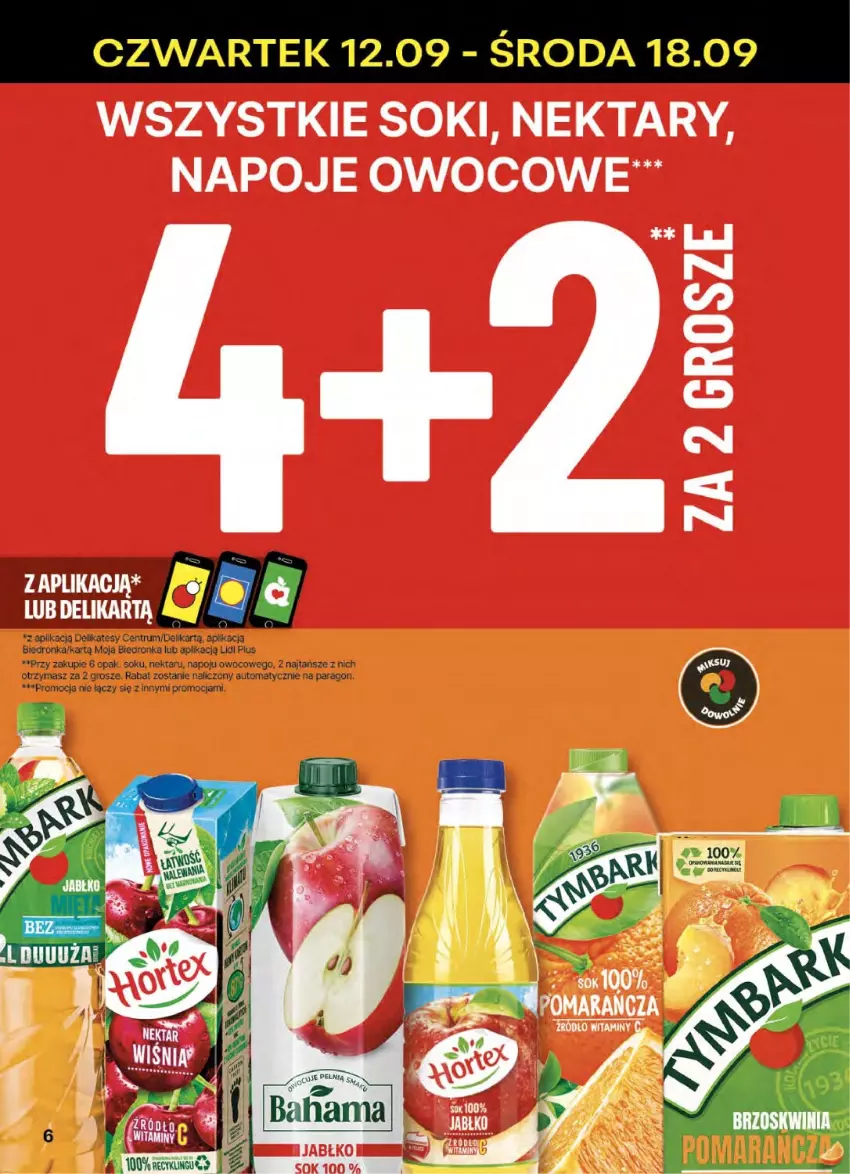 Gazetka promocyjna Delikatesy Centrum - NOWA GAZETKA Delikatesy Centrum od 12 września! 12-18.09.2024 - ważna 12.09 do 18.09.2024 - strona 6 - produkty: Dron, Napoje, Nektar, Rum, Sok