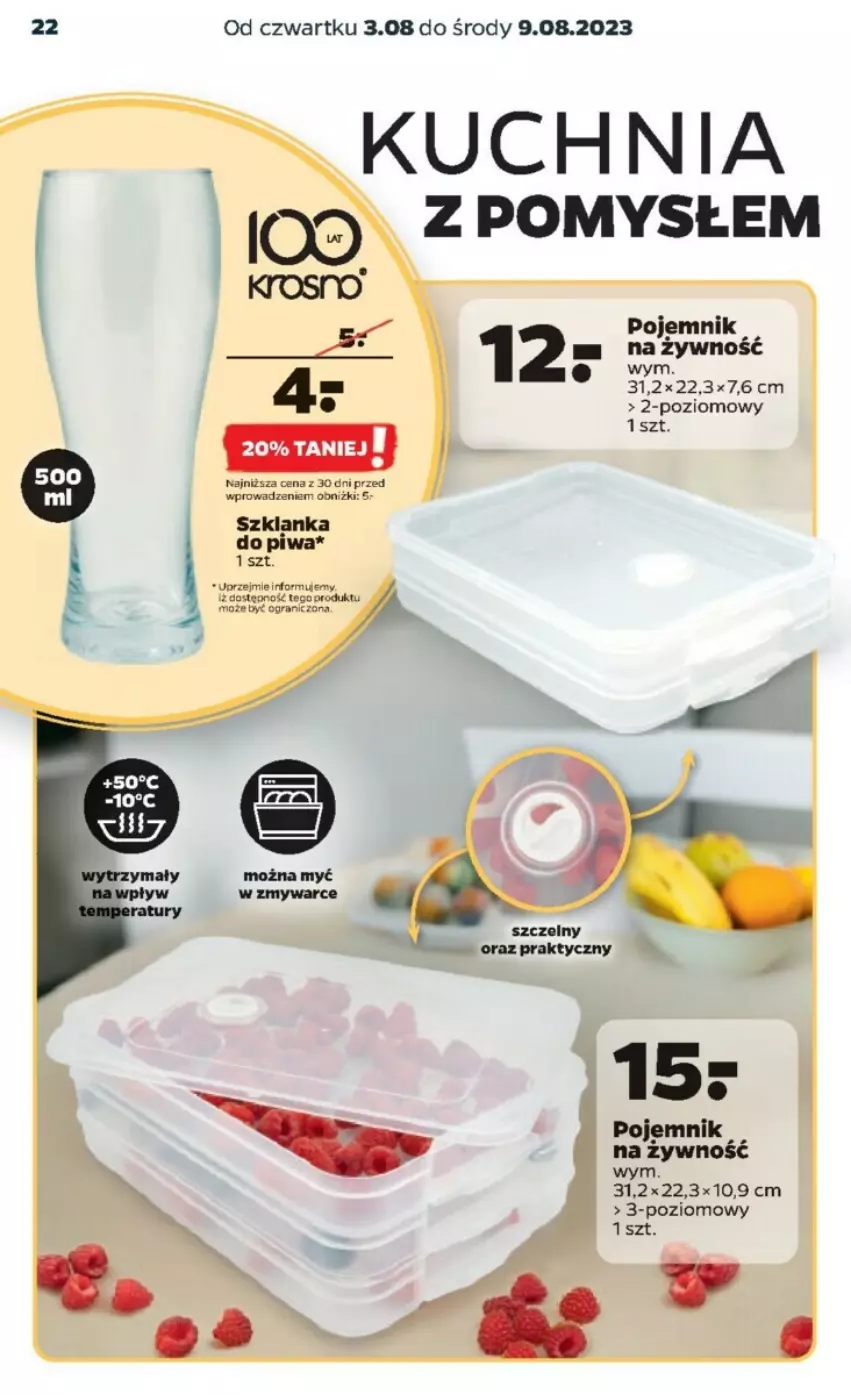 Gazetka promocyjna Netto - ważna 03.08 do 10.08.2023 - strona 8 - produkty: Gra, Piwa, Pojemnik, Szklanka