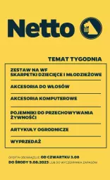 Gazetka promocyjna Netto - Gazetka - ważna od 10.08 do 10.08.2023 - strona 1 - produkty: Karp, Pojemnik, Skarpetki, Dzieci, Komputer