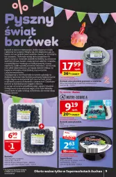 Gazetka promocyjna Auchan - Gazetka Jeszcze taniej na urodziny Supermarket Auchan - Gazetka - ważna od 15.05 do 15.05.2024 - strona 9 - produkty: Por, Asus, Borówka, Jogurt, Kask, O nas, Zdrowie, Dżem, Syrop, Owoce