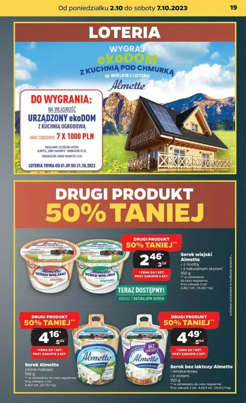 Gazetka promocyjna Netto - ważna 02.10 do 07.10.2023 - strona 11 - produkty: Almette, Gra, Malm, Róża, Ser, Serek