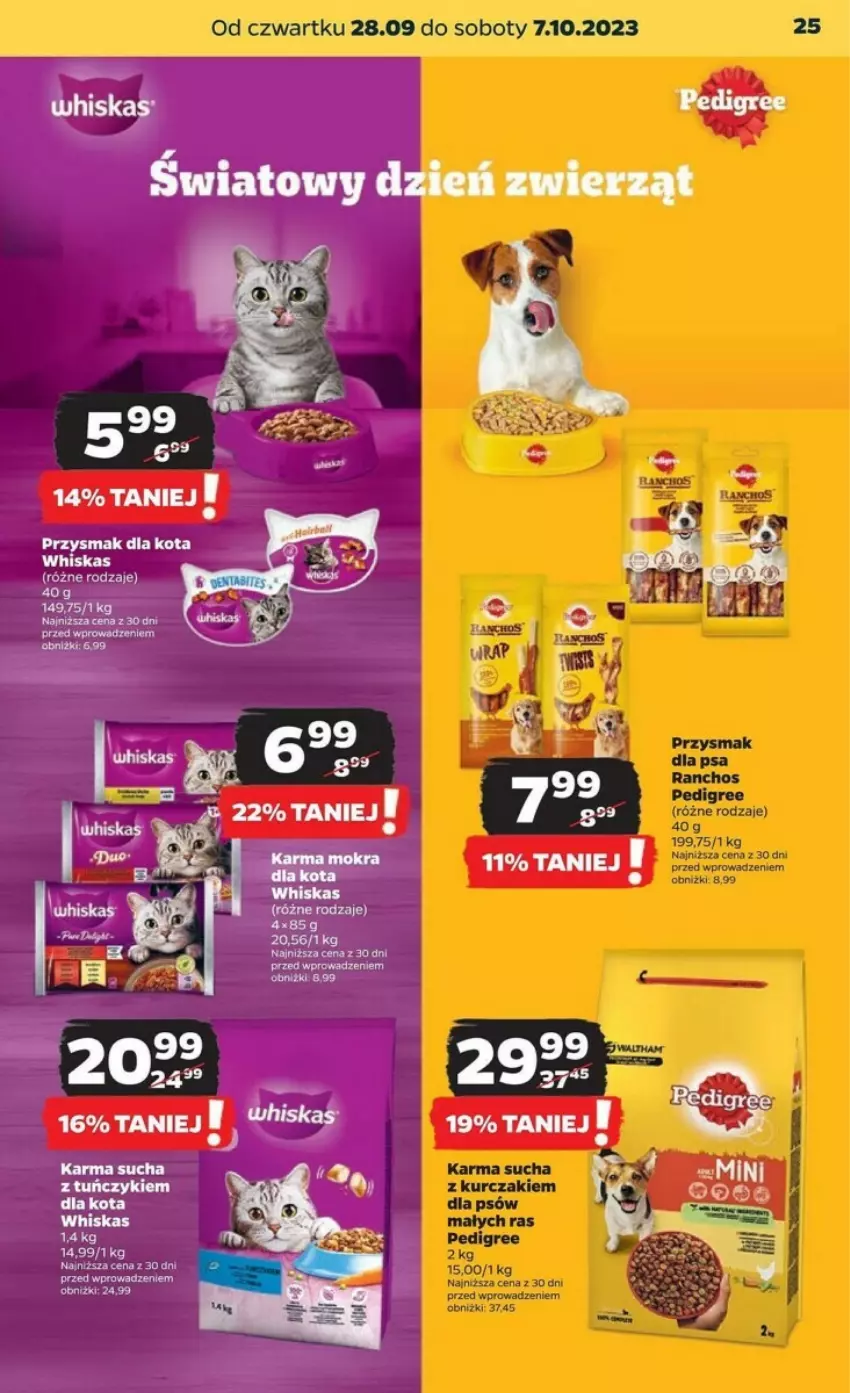 Gazetka promocyjna Netto - ważna 02.10 do 07.10.2023 - strona 18 - produkty: Kurczak, Pedigree, Przysmak dla psa