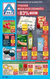 Gazetka promocyjna Aldi - Pełna oferta - Gazetka - ważna od 10.01 do 10.01.2026 - strona 1 - produkty: Kurczak, Sajgonki, Mięso mielone z szynki, Mięso mielone, Warzywa, Sos, Ser, Gin, Smakowita, Kawa ziarnista, Królewski, Bell, Jaja, Czajnik, Parówki, Mięsne specjały, Dallmayr, Kawa, Oliwa z oliwek, Bella, Pomidory, Mięso
