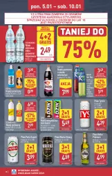 Gazetka promocyjna Aldi - Pełna oferta - Gazetka - ważna od 10.01 do 10.01.2026 - strona 18 - produkty: Piwa, Piwo, Por, Gra, Napój energetyczny, Ice tea, Ananas, Tyskie, Warka, Perła, Schweppes, Napój izotoniczny, Napój gazowany, Oshee, Woda mineralna, Woda, Napój, Cisowianka