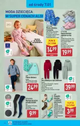 Gazetka promocyjna Aldi - Pełna oferta - Gazetka - ważna od 10.01 do 10.01.2026 - strona 24 - produkty: Top, Kapcie, Karp, Rajstopy, Skarpetki, Dres, Wełna, Moda, Dzieci, Piżama, Fa