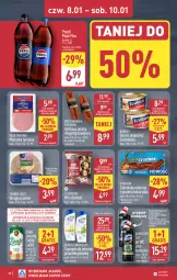 Gazetka promocyjna Aldi - Pełna oferta - Gazetka - ważna od 10.01 do 10.01.2026 - strona 28 - produkty: Piwa, Piwo, Domestos, Krakus, Gra, Inka, Pepsi max, Mielonka tyrolska, Pepsi, Czekolada mleczna, Pieprz, Czekolada, Szampon, Kiełbasa