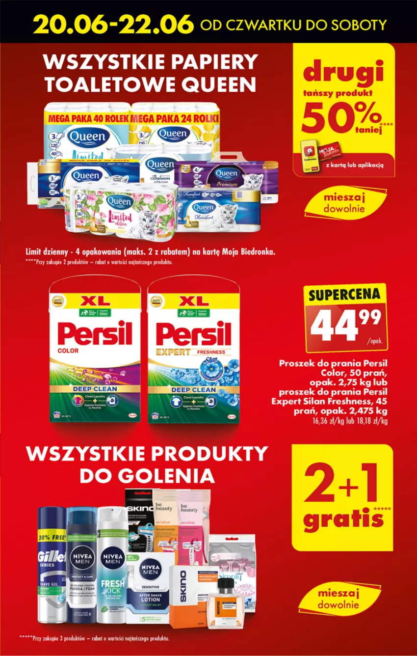 Gazetka promocyjna Biedronka - Od czwartku - ważna 20.06 do 26.06.2024 - strona 15 - produkty: Dron, Papier, Persil, Proszek do prania, Silan