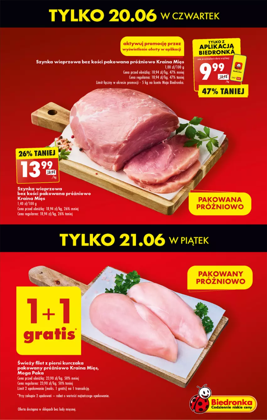 Gazetka promocyjna Biedronka - Od czwartku - ważna 20.06 do 26.06.2024 - strona 25 - produkty: Dron, Filet z piersi kurczaka, Kurczak, Szynka, Szynka wieprzowa