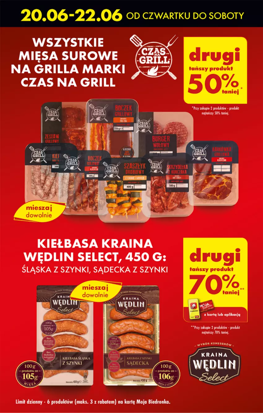 Gazetka promocyjna Biedronka - Od czwartku - ważna 20.06 do 26.06.2024 - strona 7 - produkty: Boczek, Dron, Grill, Kiełbasa