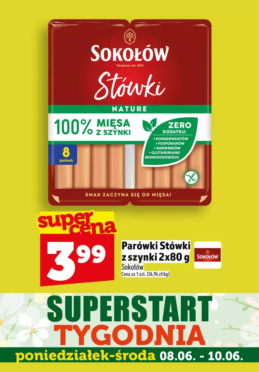 Gazetka promocyjna Topaz - Gazetka - ważna 08.06 do 10.06.2026 - strona 5 - produkty: Sok, Sokołów