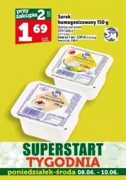 Gazetka promocyjna Topaz - Gazetka - Gazetka - ważna od 10.06 do 10.06.2026 - strona 3 - produkty: Ser, Serek homogenizowany, Serek