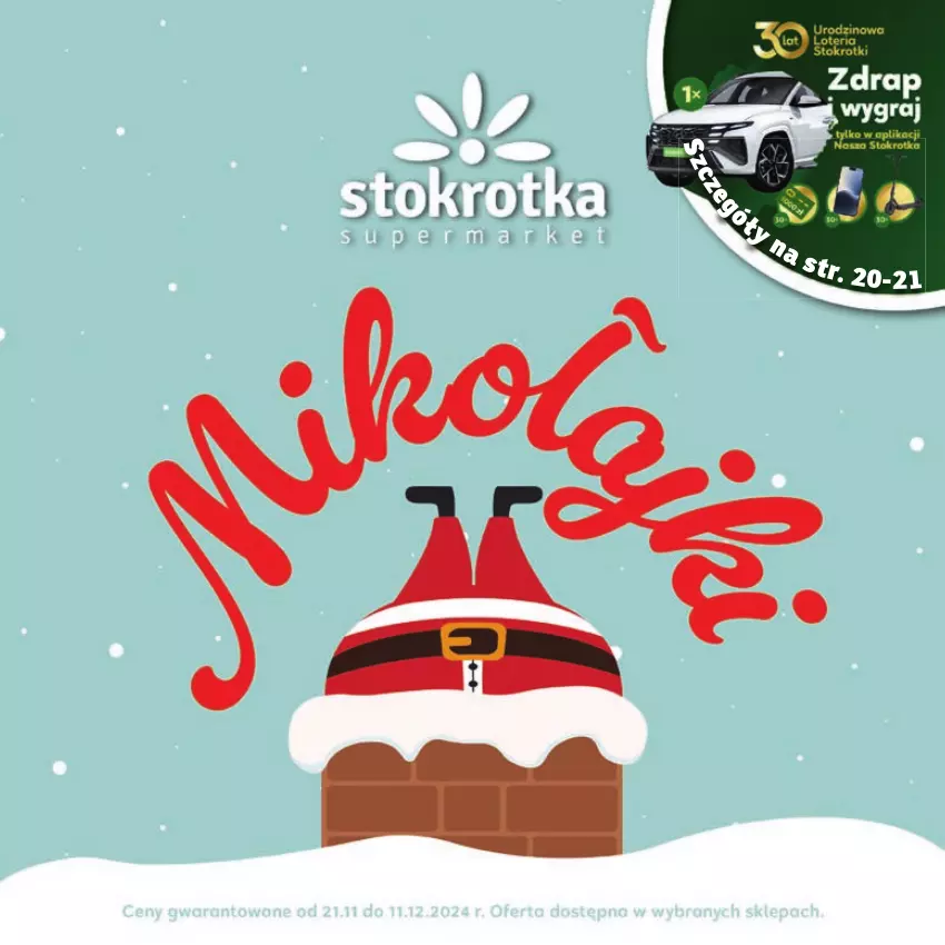 Gazetka promocyjna Stokrotka - Mikołajki - ważna 21.11.2023 do 11.12.2024 - strona 1