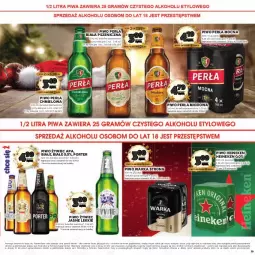 Gazetka promocyjna Stokrotka - Mikołajki - Gazetka - ważna od 11.12 do 11.12.2024 - strona 59 - produkty: Piwo, Warzywa, Por, Heineken, Warka, Perła, Owoce, Mięso