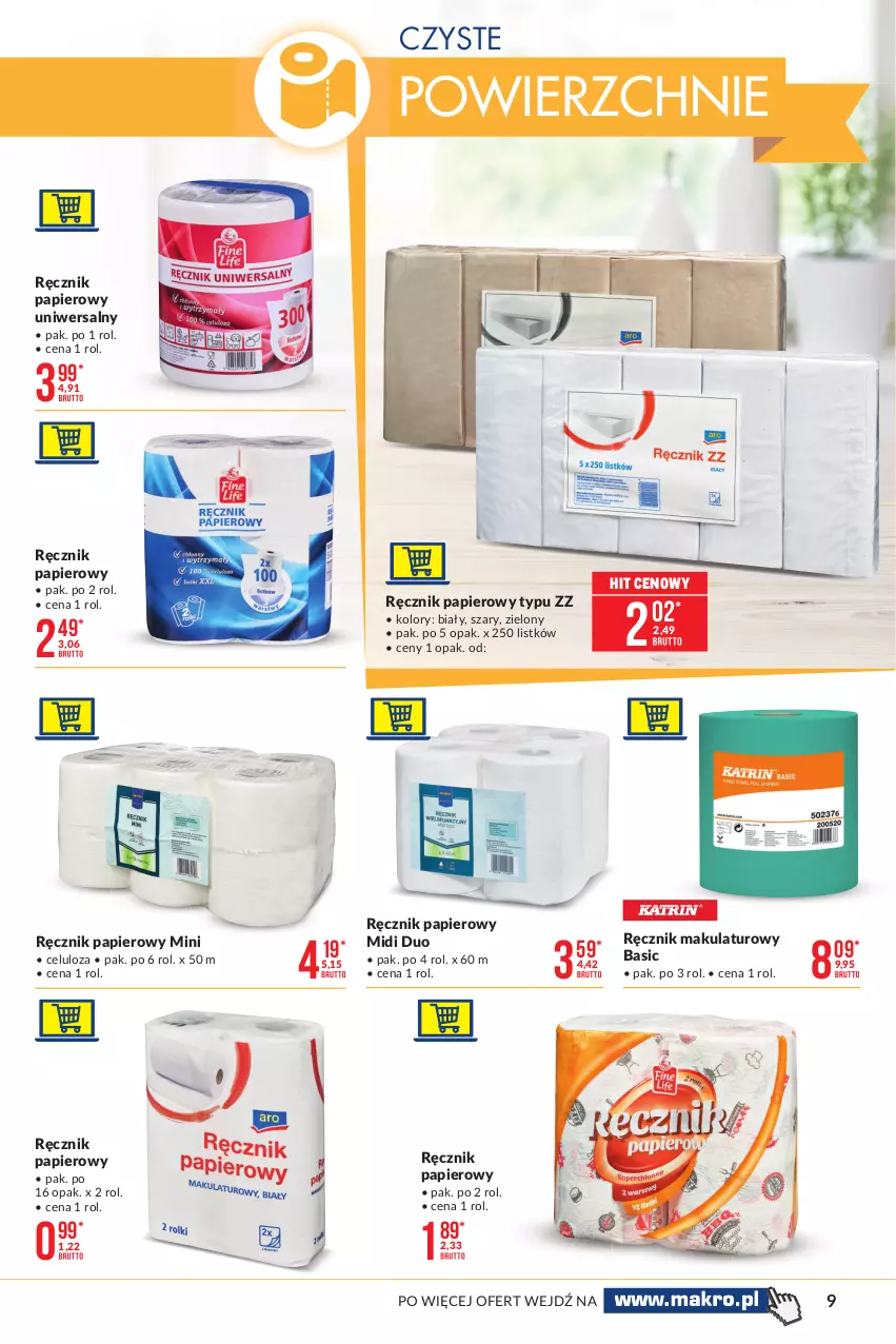 Gazetka promocyjna Makro - [Oferta specjalna] Wielkie porządki - ważna 18.05 do 31.05.2021 - strona 9 - produkty: Papier, Ręcznik