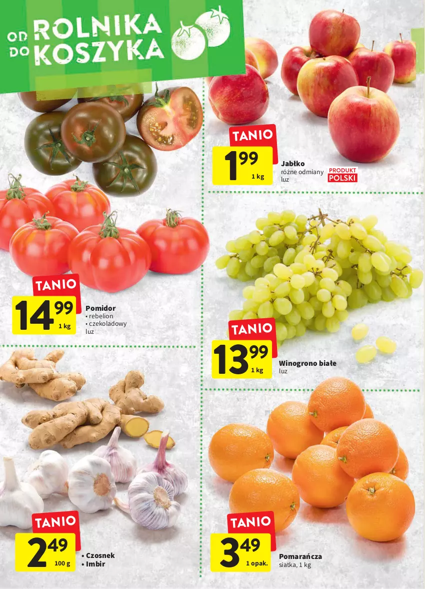 Gazetka promocyjna Intermarche - Spożywcza - ważna 03.02 do 09.02.2022 - strona 10 - produkty: Czosnek, Imbir, Lion, Siatka, Wino