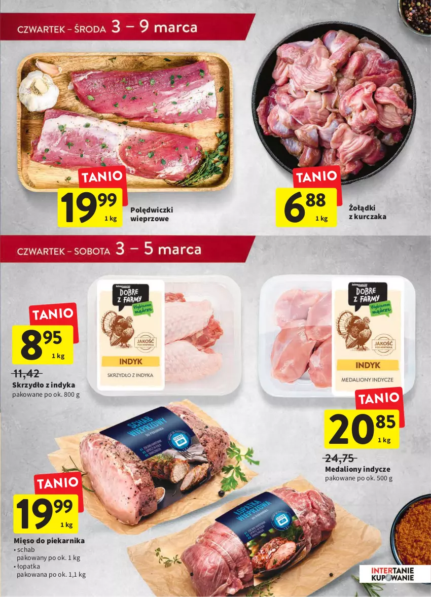 Gazetka promocyjna Intermarche - Spożywcza - ważna 03.02 do 09.02.2022 - strona 13 - produkty: Kurczak, Lion, Medaliony indycze, Mięso, Piekarnik