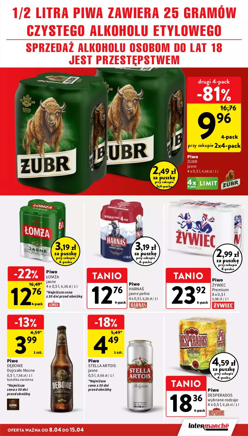Gazetka promocyjna Intermarche - Gazetka Intermarche - ważna 08.04 do 15.04.2026 - strona 31 - produkty: Desperados, Gra, Harnaś, Piwa, Piwo