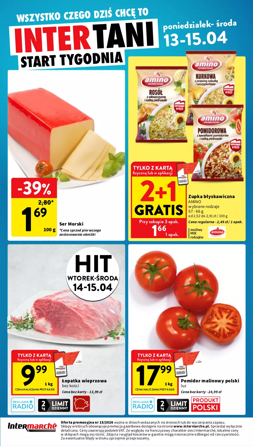 Gazetka promocyjna Intermarche - Gazetka Intermarche - ważna 08.04 do 15.04.2026 - strona 40 - produkty: Gra, Pomidor malinowy, Ser