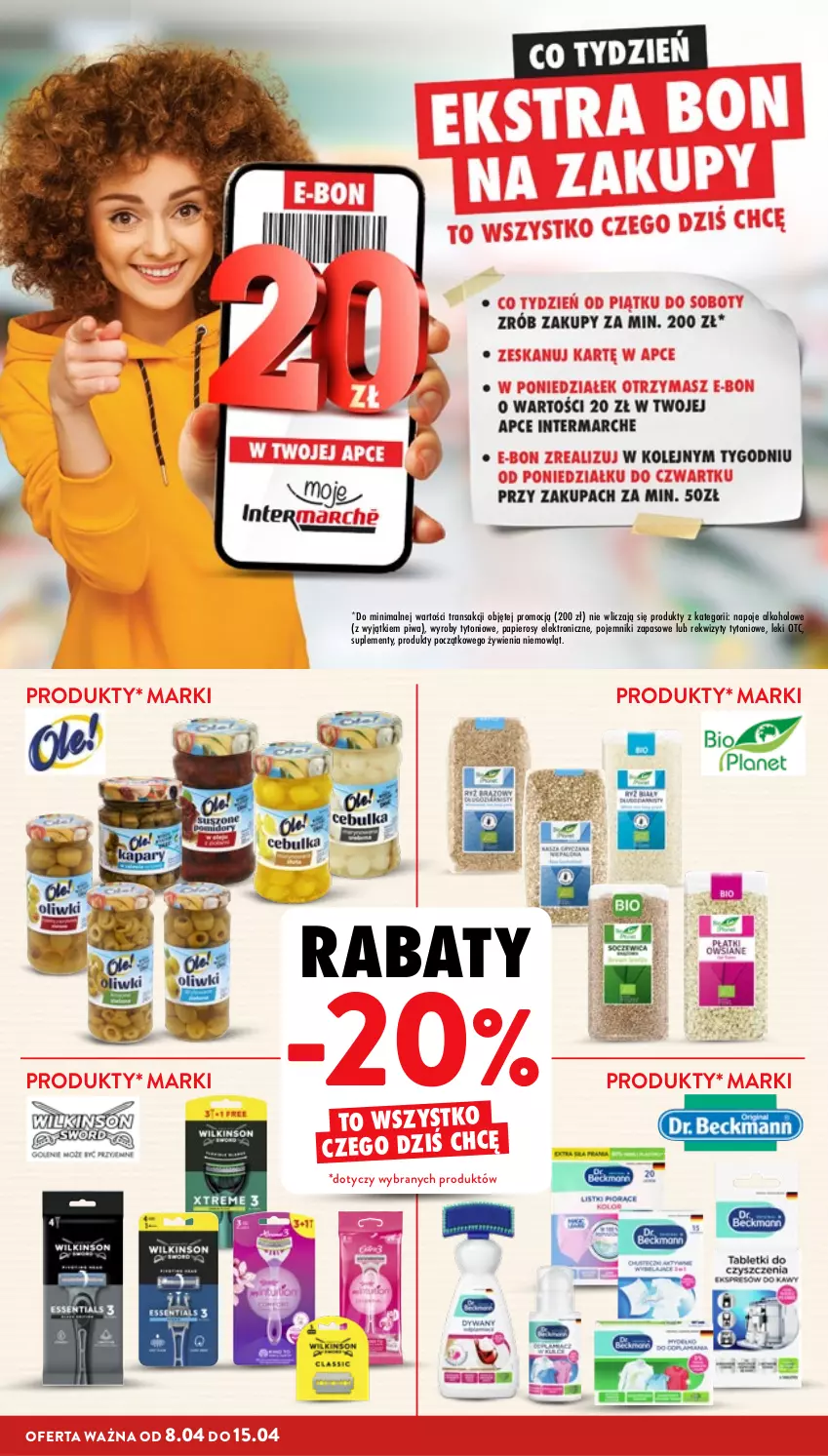 Gazetka promocyjna Intermarche - Gazetka Intermarche - ważna 08.04 do 15.04.2026 - strona 8 - produkty: Napoje, Papier, Piwa, Pojemnik, Tran