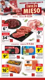 Gazetka promocyjna Intermarche - Gazetka Intermarche - Gazetka - ważna od 15.04 do 15.04.2026 - strona 12 - produkty: Kurczak, Burger, Szponder wołowy, Kotlet, Mięso