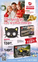 Gazetka promocyjna Selgros - Katalog Zabawki - Gazetka - ważna od 30.11 do 30.11.2022 - strona 1 - produkty: Torebka, Top, Pur, Mop, LEGO Technic, Tera, Tran, LEGO, Klocki, LG, Fa