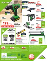 Gazetka promocyjna Leroy Merlin - Nowa Podłoga - Gazetka - ważna od 03.03 do 03.03.2022 - strona 24 - produkty: Top, Sok, Gra, Papier, Przecinarka, Szlifierka kątowa, Kosz, Wiertarkowkrętarka, Tarka, Szynka, Wkręt, Młot, Wkrętarka, Bateria, Maszynka, Szlifierka, Celma, Młot udarowo-obrotowy, Waga, Lazur, Olej, Pokrywa, Sprzedawcy