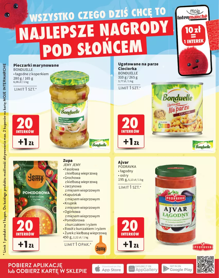 Gazetka promocyjna Intermarche - Gazetka Intermarche - ważna 02.06 do 31.08.2025 - strona 14 - produkty: Bonduelle, Cieciorka, Fa, Groch, Krupnik, Kurczak, Orka, Piec, Podravka, Rosół, Ryż, Zupa