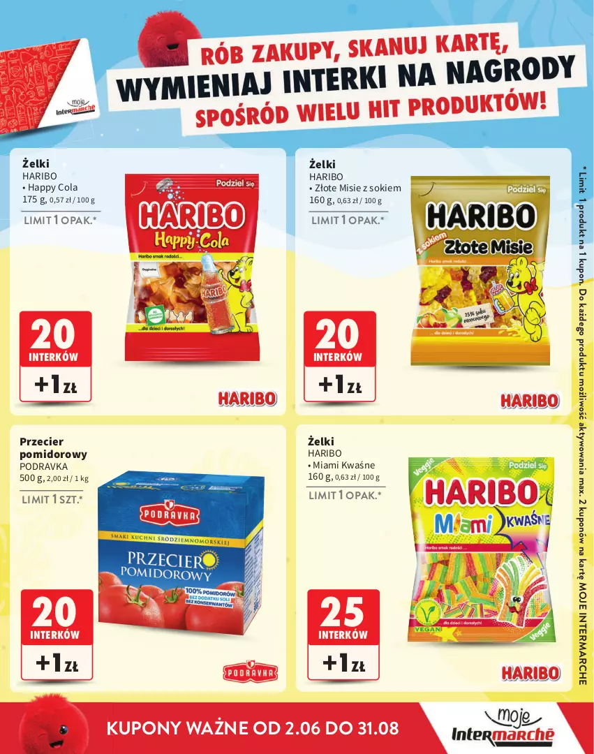 Gazetka promocyjna Intermarche - Gazetka Intermarche - ważna 02.06 do 31.08.2025 - strona 15 - produkty: Haribo, Podravka, Sok