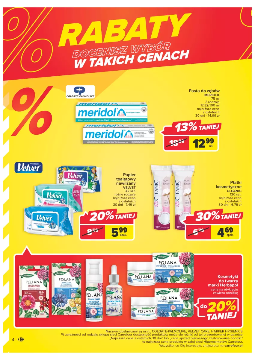 Gazetka promocyjna Carrefour - Gazetka Carrefour - ważna 21.02 do 04.03.2023 - strona 4 - produkty: Cleanic, Colgate, LANA, LG, Palmolive, Papier, Papier toaletowy, Pasta do zębów, Rum, Ser, Serum, Velvet