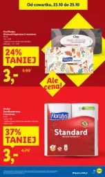 Gazetka promocyjna Lidl - GAZETKA - Gazetka - ważna od 25.10 do 25.10.2025 - strona 11 - produkty: Papier, Ręcznik, Rolki, Chusteczki, Flora